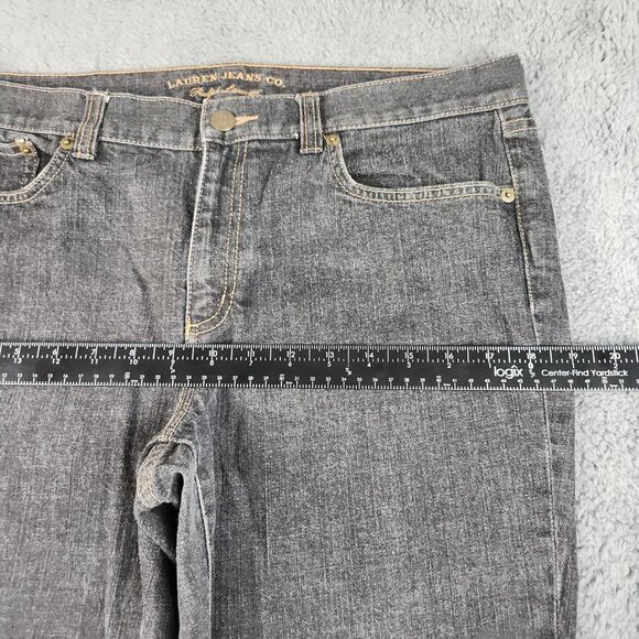 Lauren Ralph Lauren Petite Jeans Women's 16P Classic Straight Leg Denim Pants - Picture 4 of 10